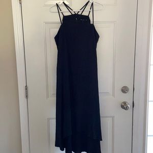 Black sleeveless dress